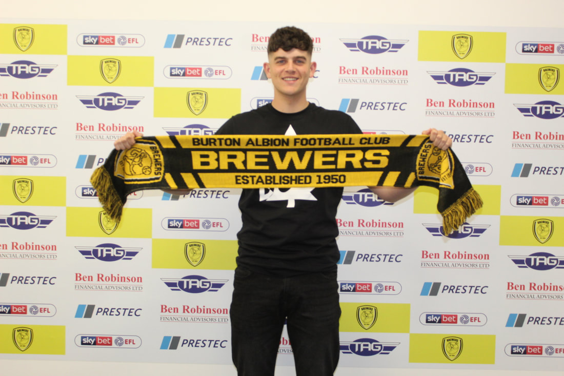 Daniel Moore signs professional contract with Burton Albion Brewers